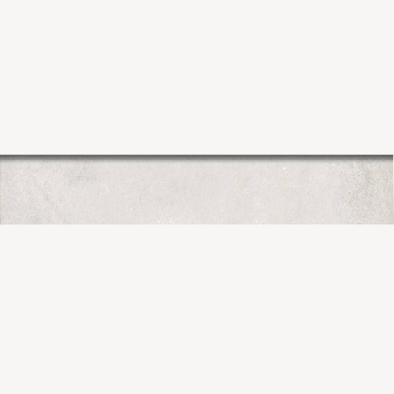 Plinthe carrelage effet béton divina blanc 8x45