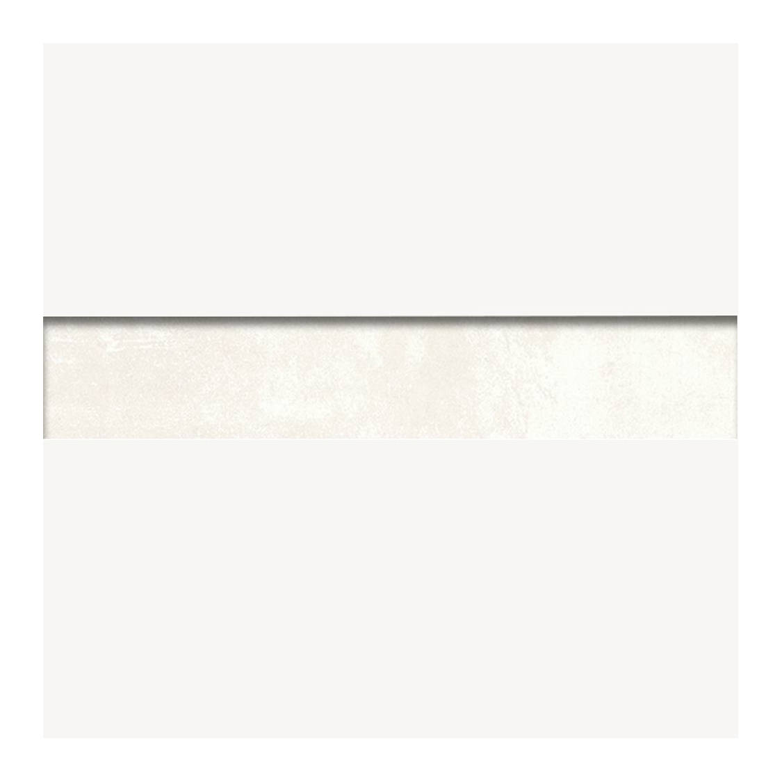 Plinthe carrelage effet béton alpe white 8x45