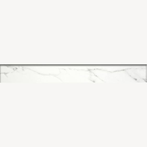 Plinthe carrelage effet marbre duomo blanc 7x60