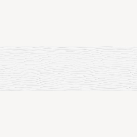 Faïence monochrome blancos décor palas - 30x90 cm