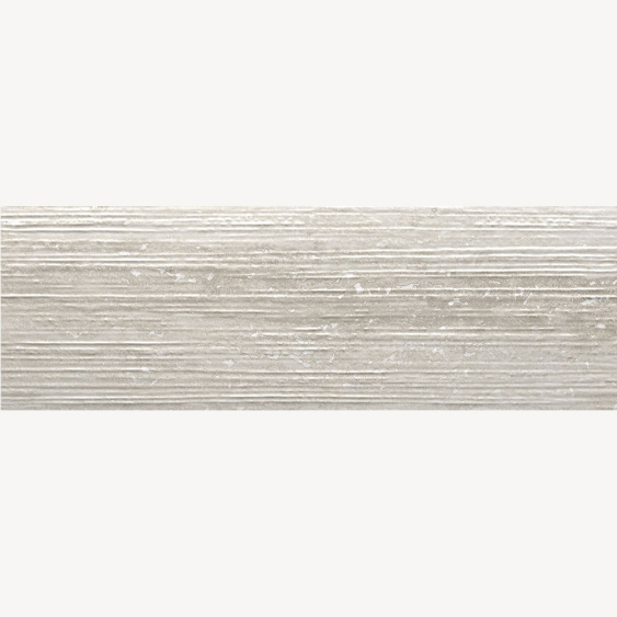 Faïence effet travertin décor groove a7l16203_1 - 30x90 cm