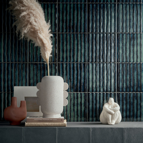 Faïence effet argile décor rilievo lacca c8o07050_1 - 20x20 cm