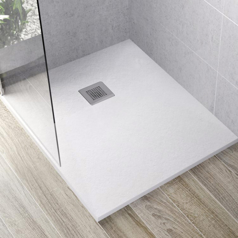 Receveur slate blanc 90x90 amb