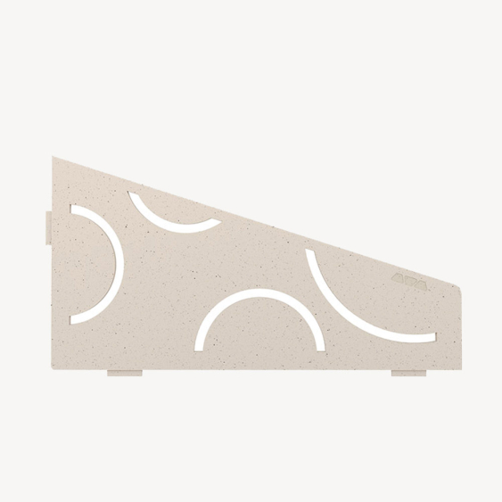 Tablette aluminium ivoire curve 154x295 zoom