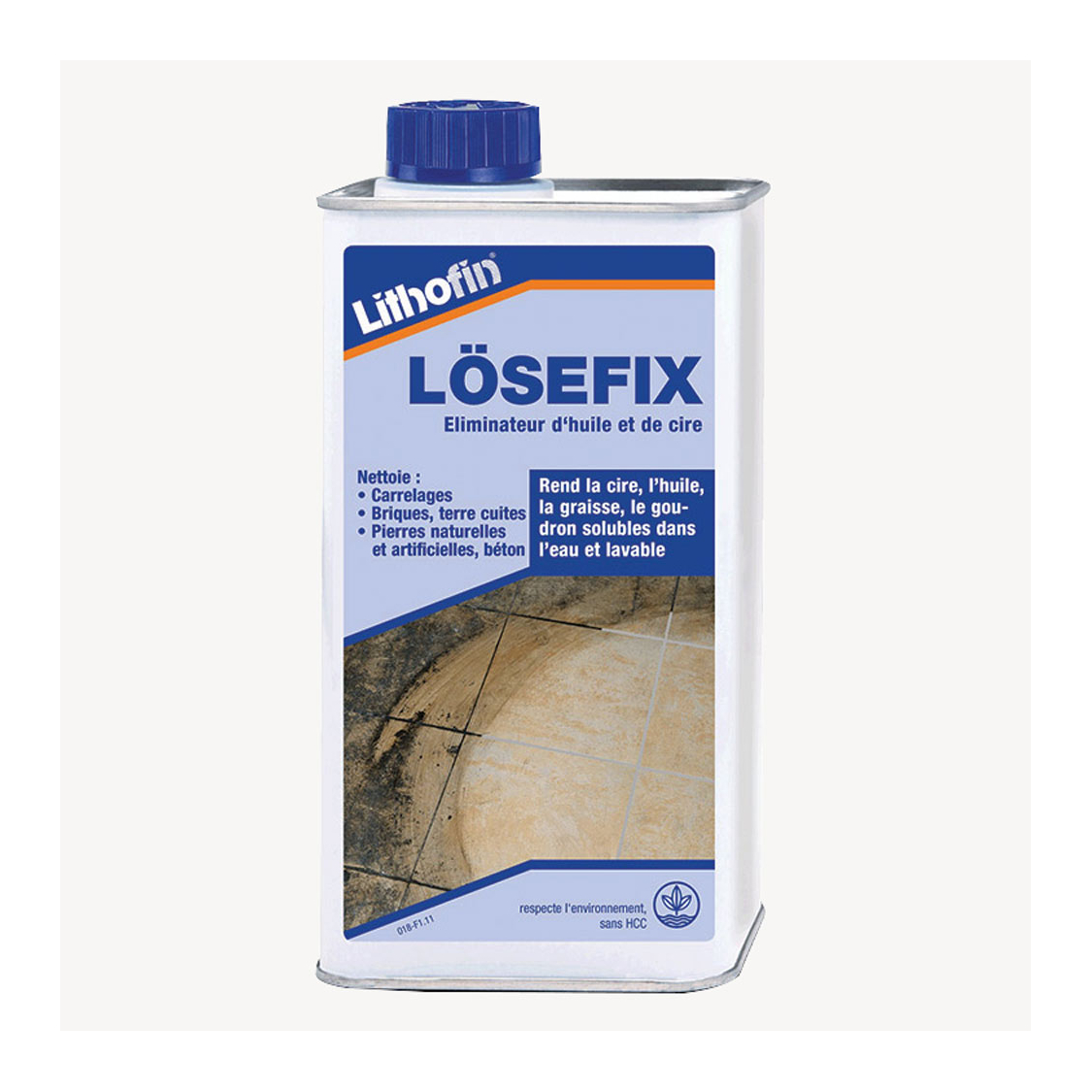 Eliminateur d'huile et de cire Losefix lithofin