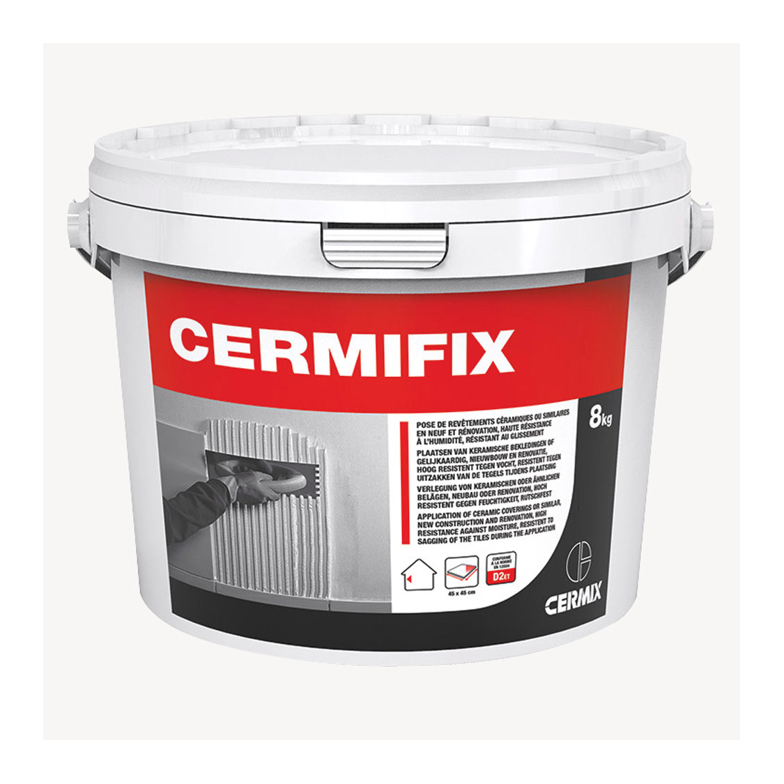 Adhésif blanc Cermifix 8kg
