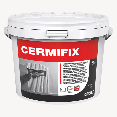 Adhésif blanc Cermifix 8kg