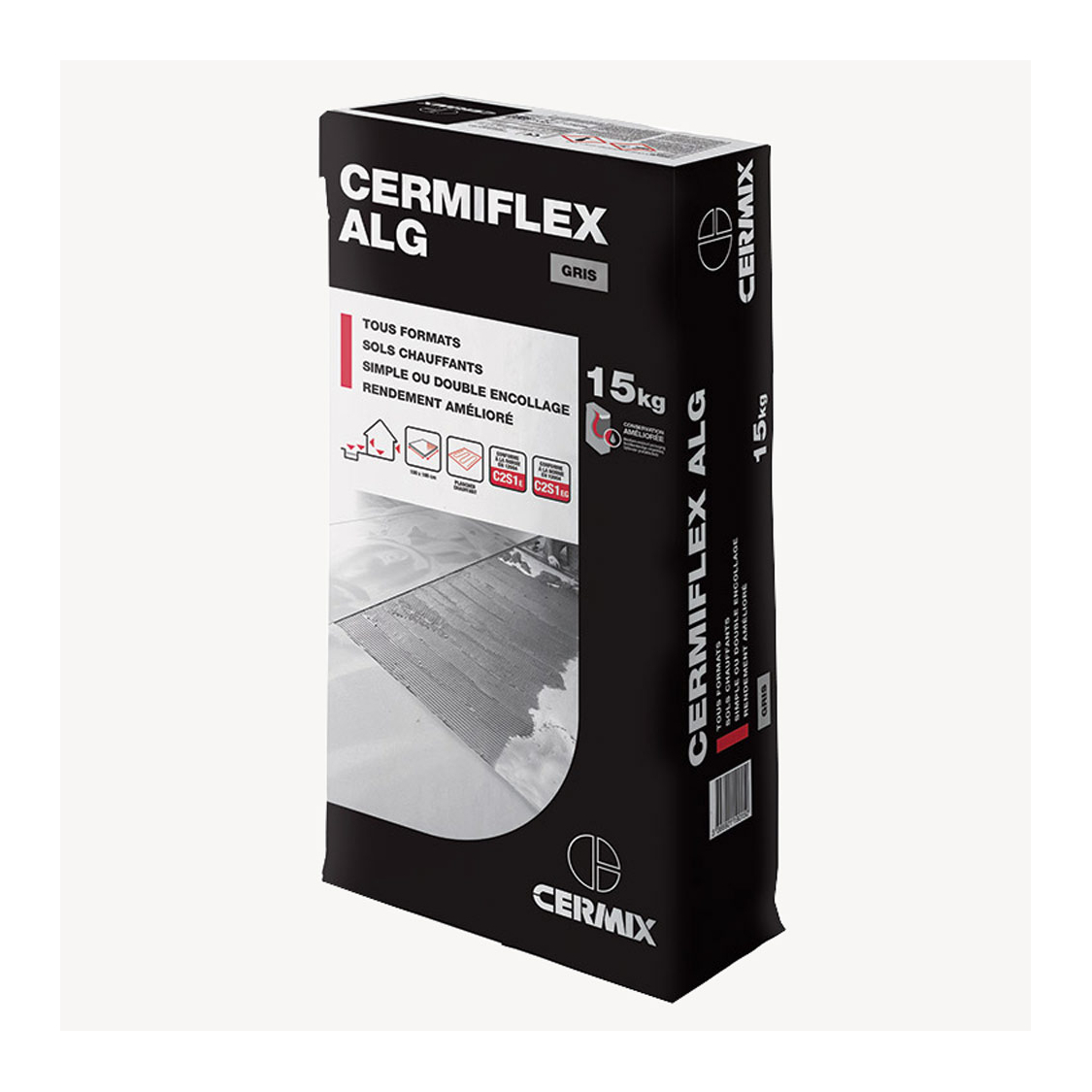 Mortier colle Cermiflex ALG gris