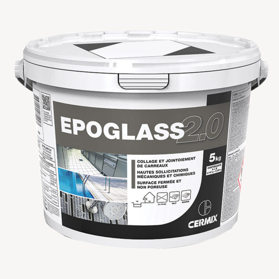 Mortier epoxy bicomposant Epoglass 2.0