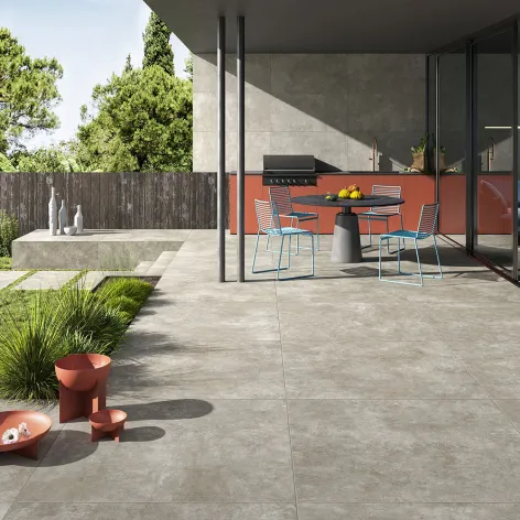 Carrelage extérieur 20 mm effet béton s3i90054_1 - 120,8x120,8 cm