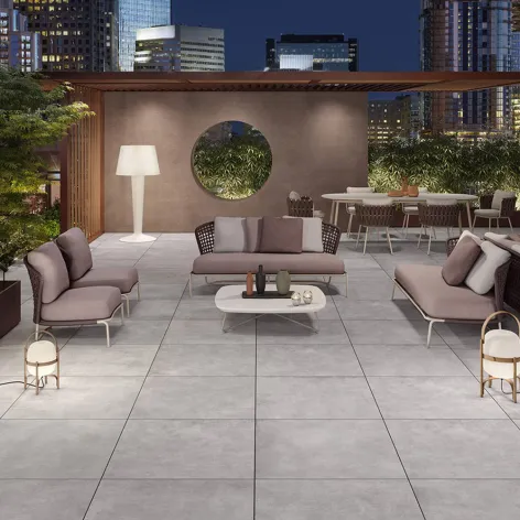 Carrelage extérieur 20 mm effet béton s3i90050_1 - 80x80 cm