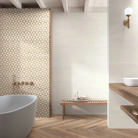 Faïence effet ciment décor a5p01015 - 20x60 cm