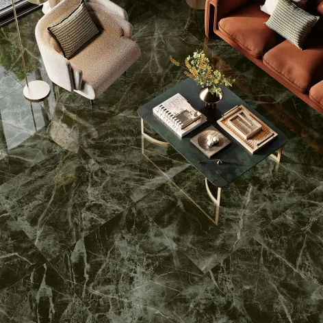 Carrelage sol effet marbre poli l1o03015_1- 79x79 cm