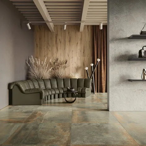 Carrelage effet métal s2e05010_1 - 100x100 cm