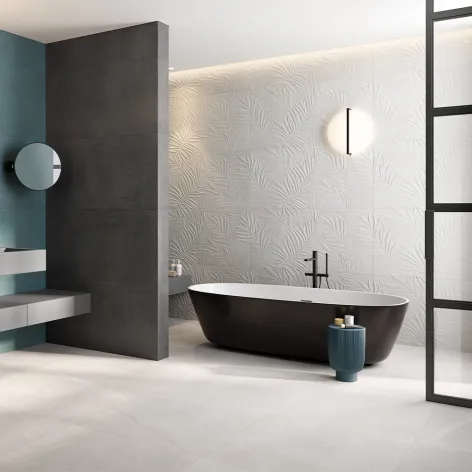 Faïence décor 3D monochrome r7o17020_1 - 60x120 cm