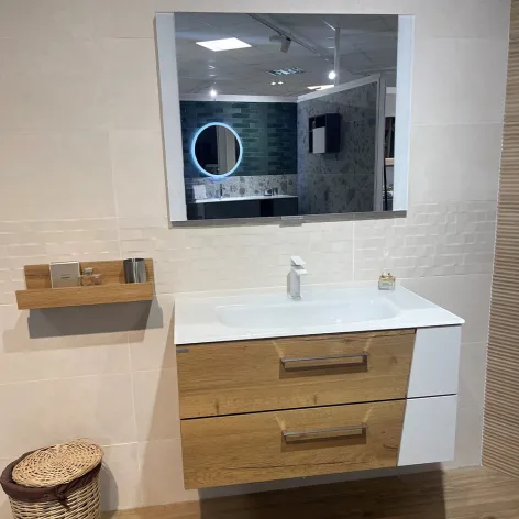 Meuble + vasque + mitigeur + miroir