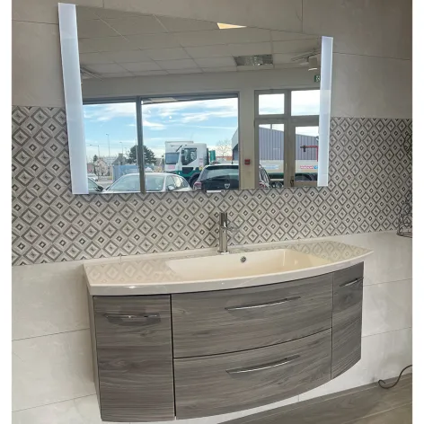 Meuble + vasque + mitigeur + miroir