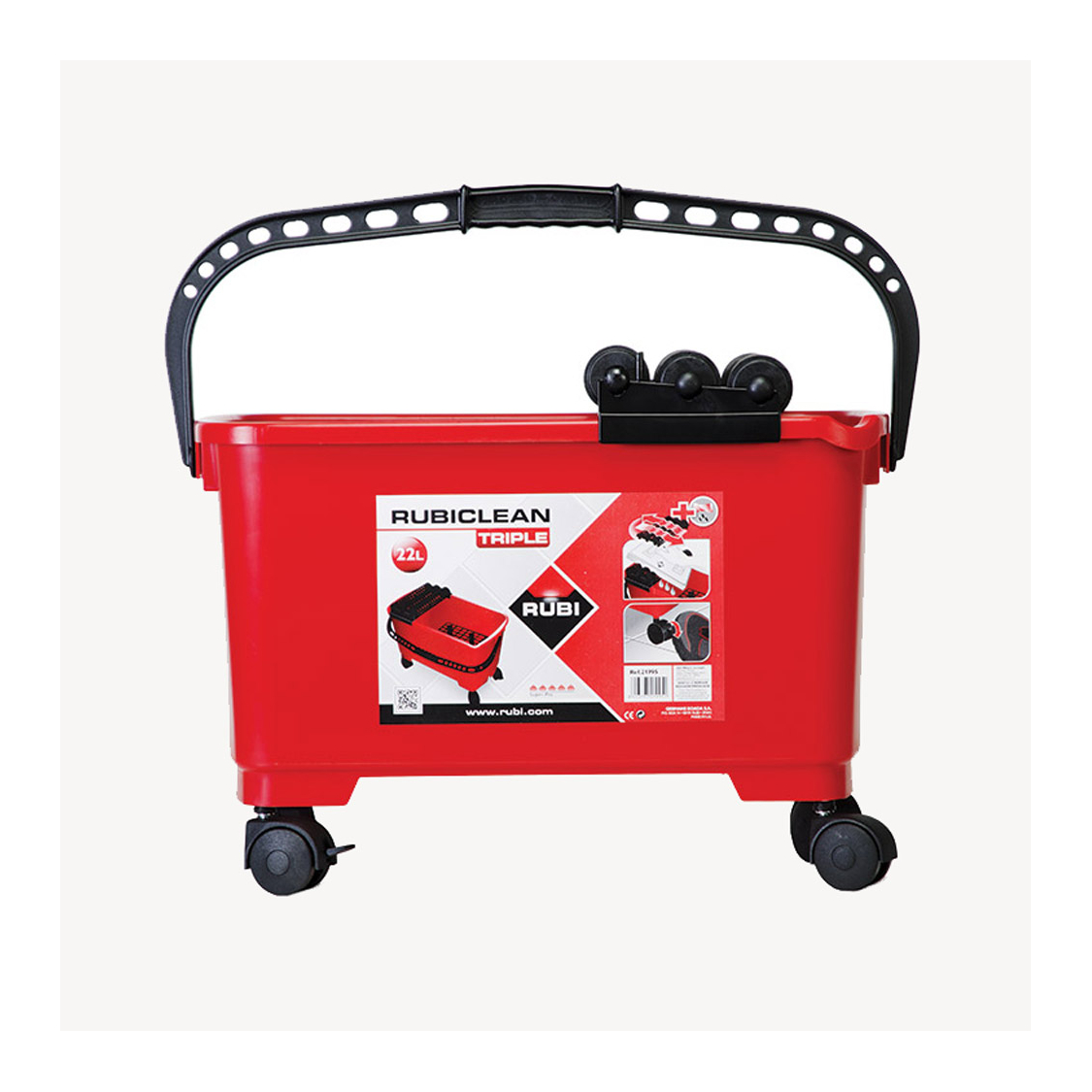 Bac à égouttoir Rubiclean Triple Superpro 1