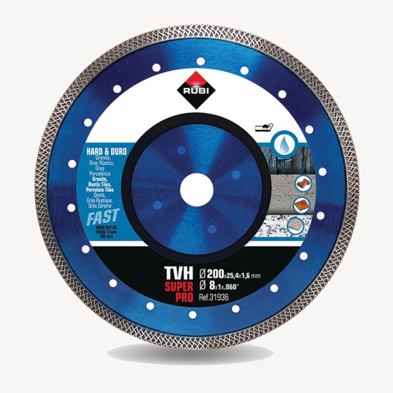Disque diamanté Turbo Viper (TVH) Ø 200 mm coupe à eau