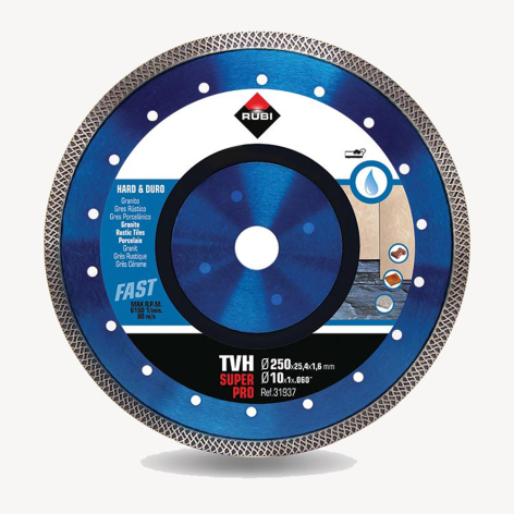 Disque diamanté Turbo Viper (TVH) Ø 250 mm coupe à eau