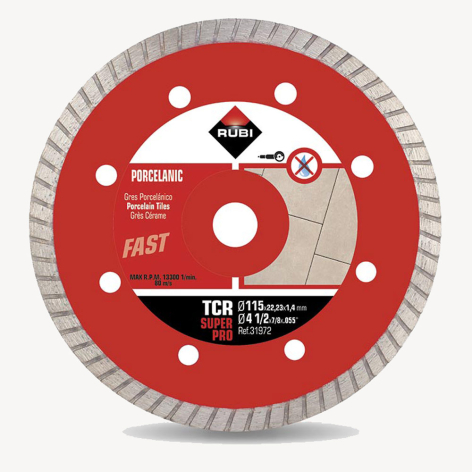 Disque diamanté TCR Superpro Ø 115 mm coupe à sec