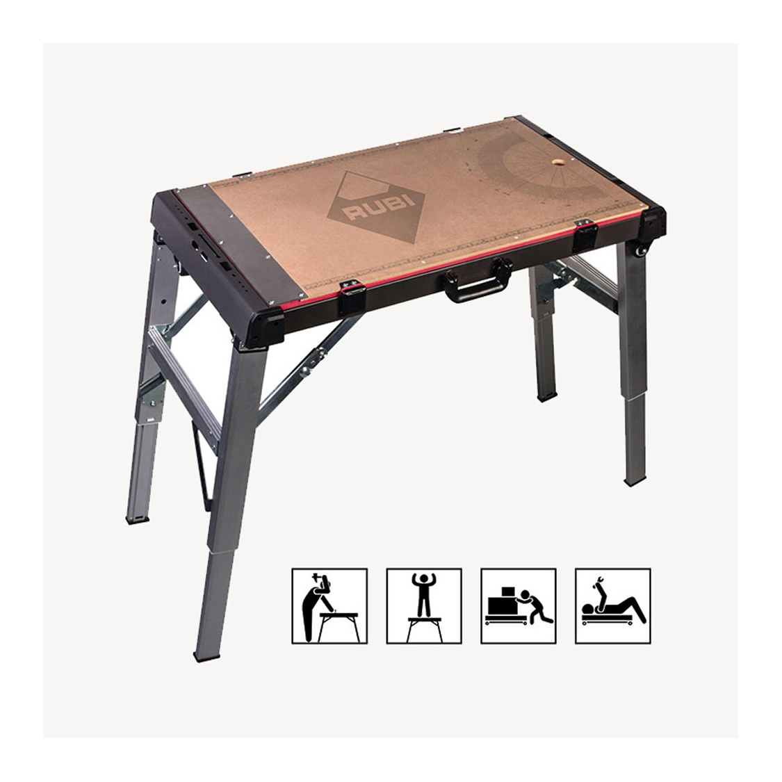 Table de travail réglable 4 en 1